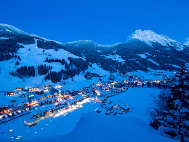 Kleinarl bei Nacht © Wagrain-Kleinarl Tourismus